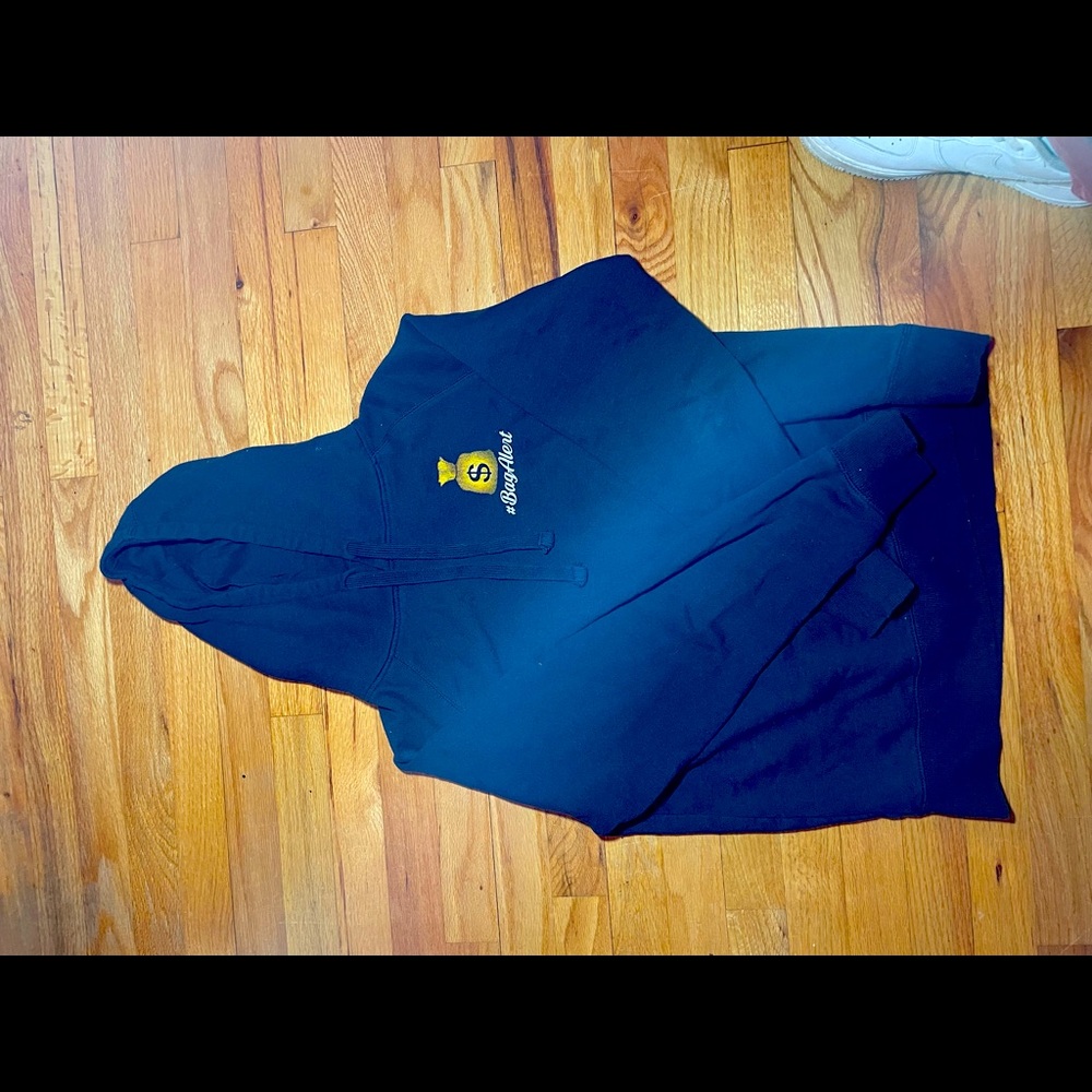 Men’s “Bag Alert” Logo Hoodie, Size M